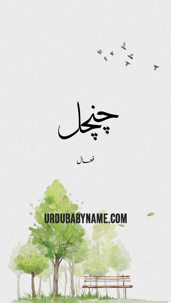 Chanchal name meaning in urdu