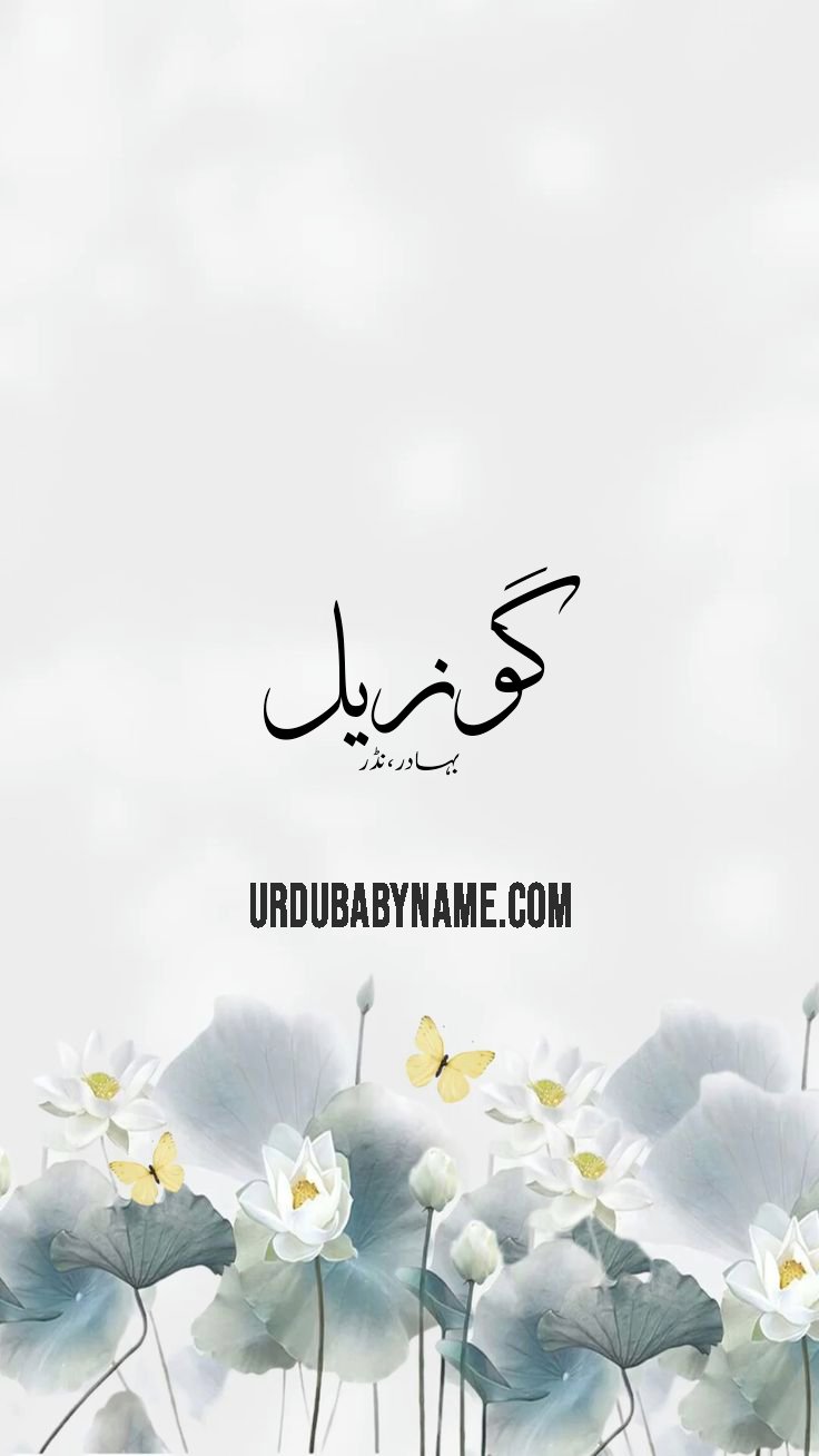 Gozeel name meaning in urdu