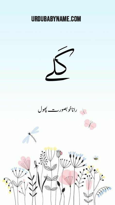 Gule name meaning in urdu