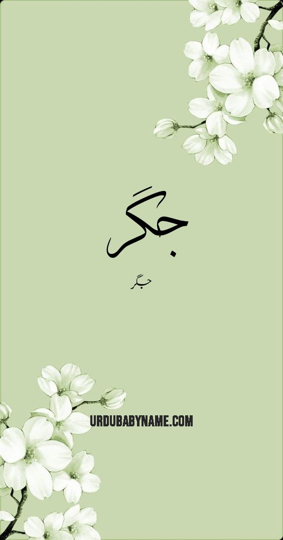 Jigr name meaning in urdu