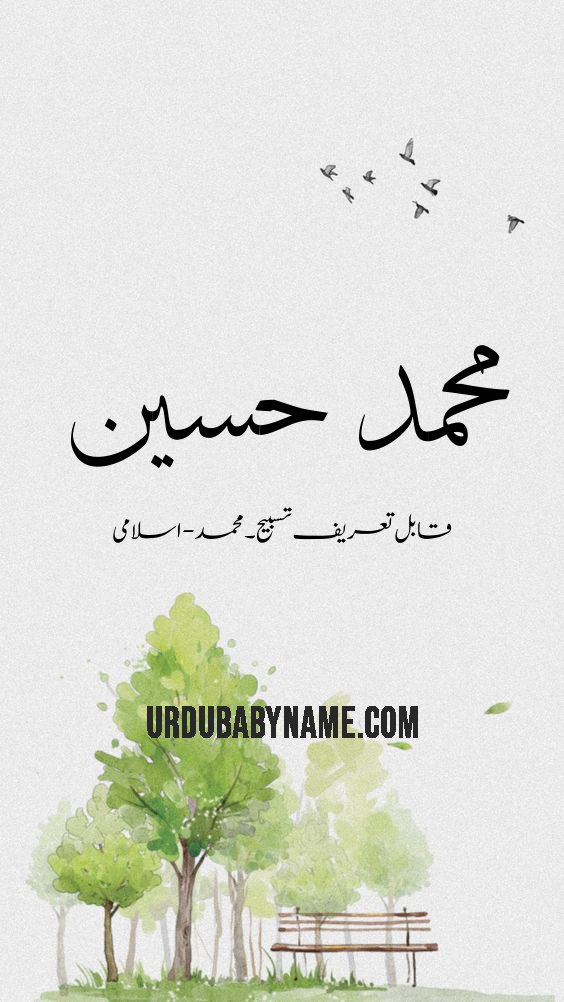 Mohammad Hussain name meaning in urdu