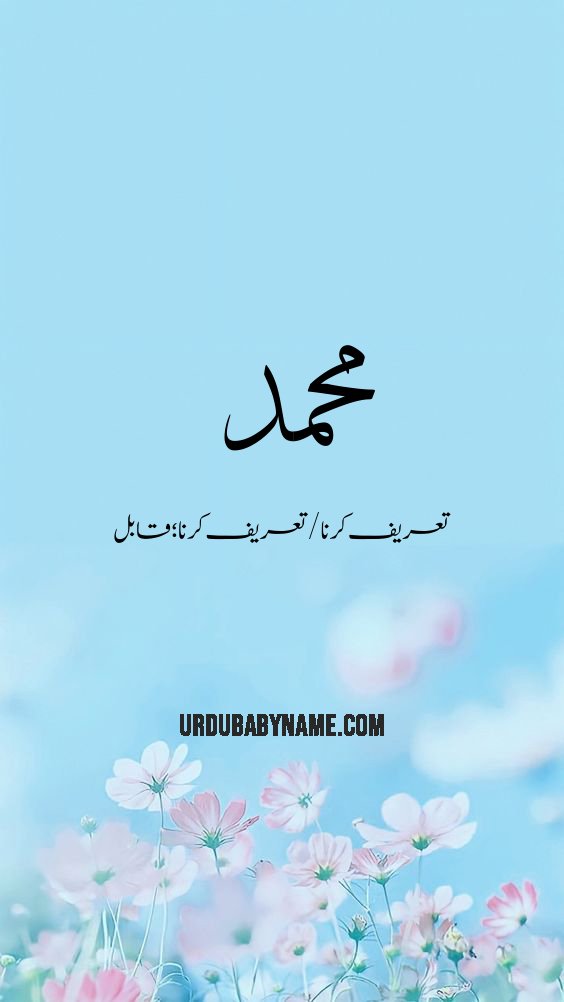 Mohamoud name meaning in urdu