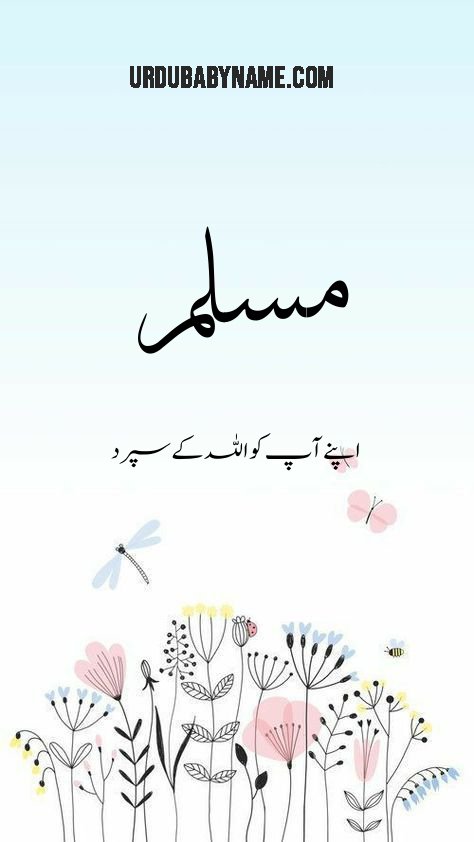 Muslim name meaning in urdu