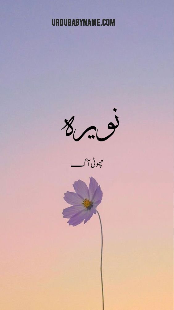 Nuwairah name meaning in urdu