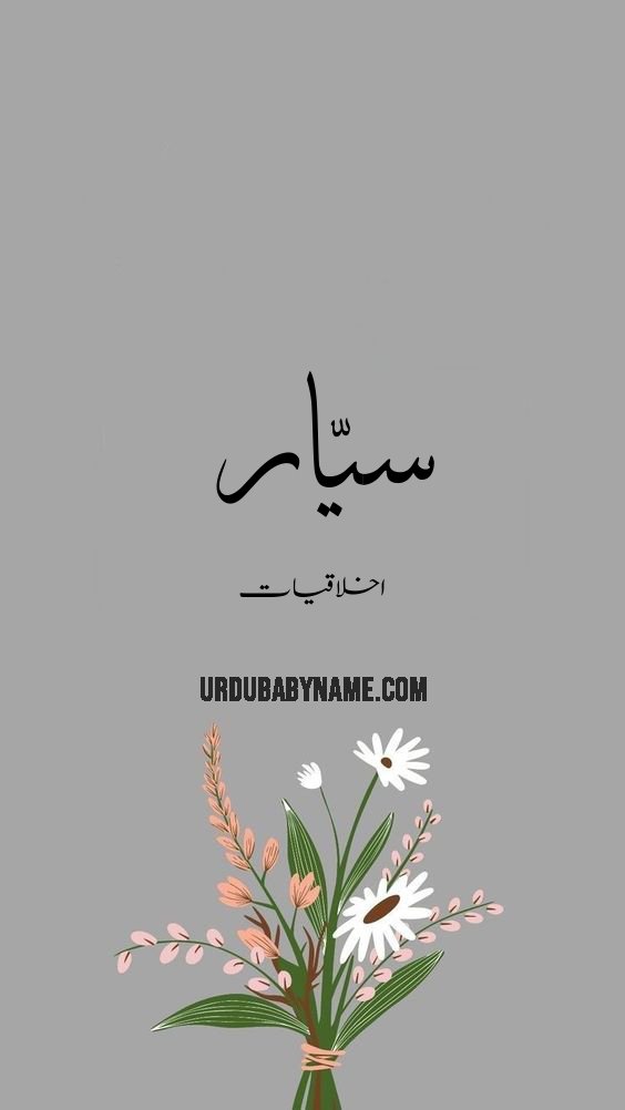 Seeyar name meaning in urdu