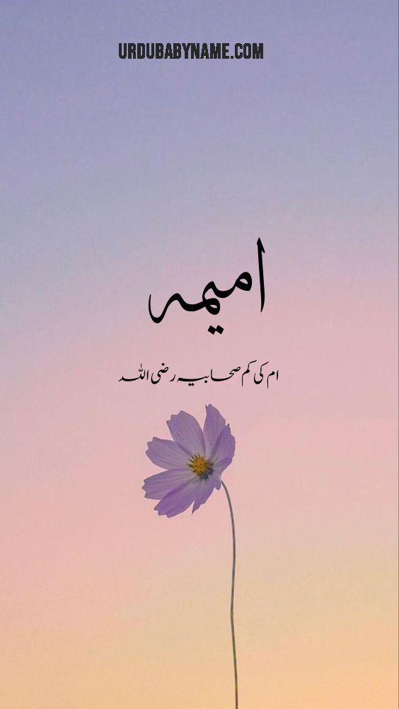 Umaimah name meaning in urdu