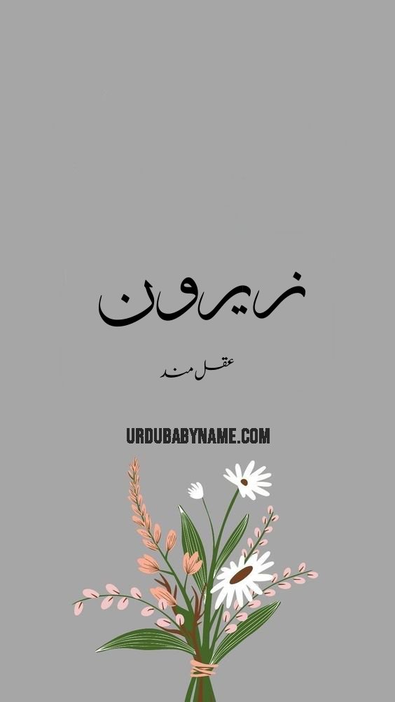 Zeroun name meaning in urdu