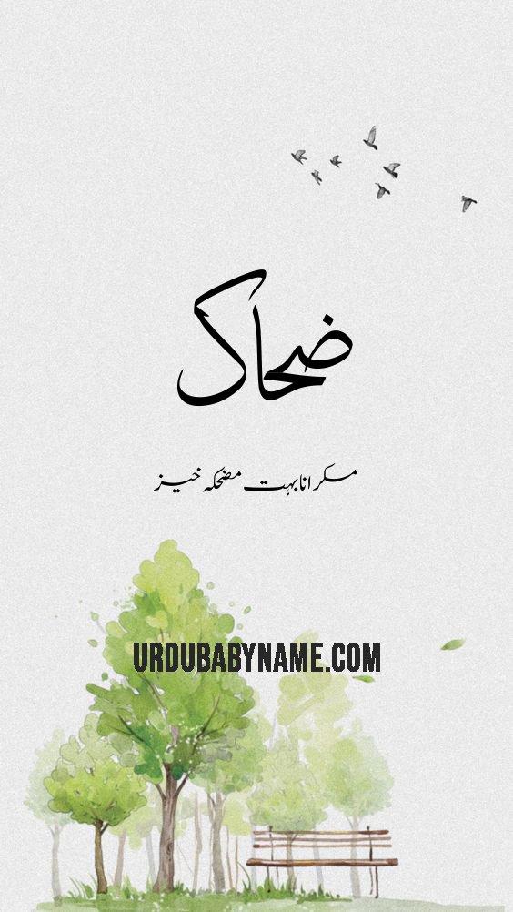 Zihak name meaning in urdu